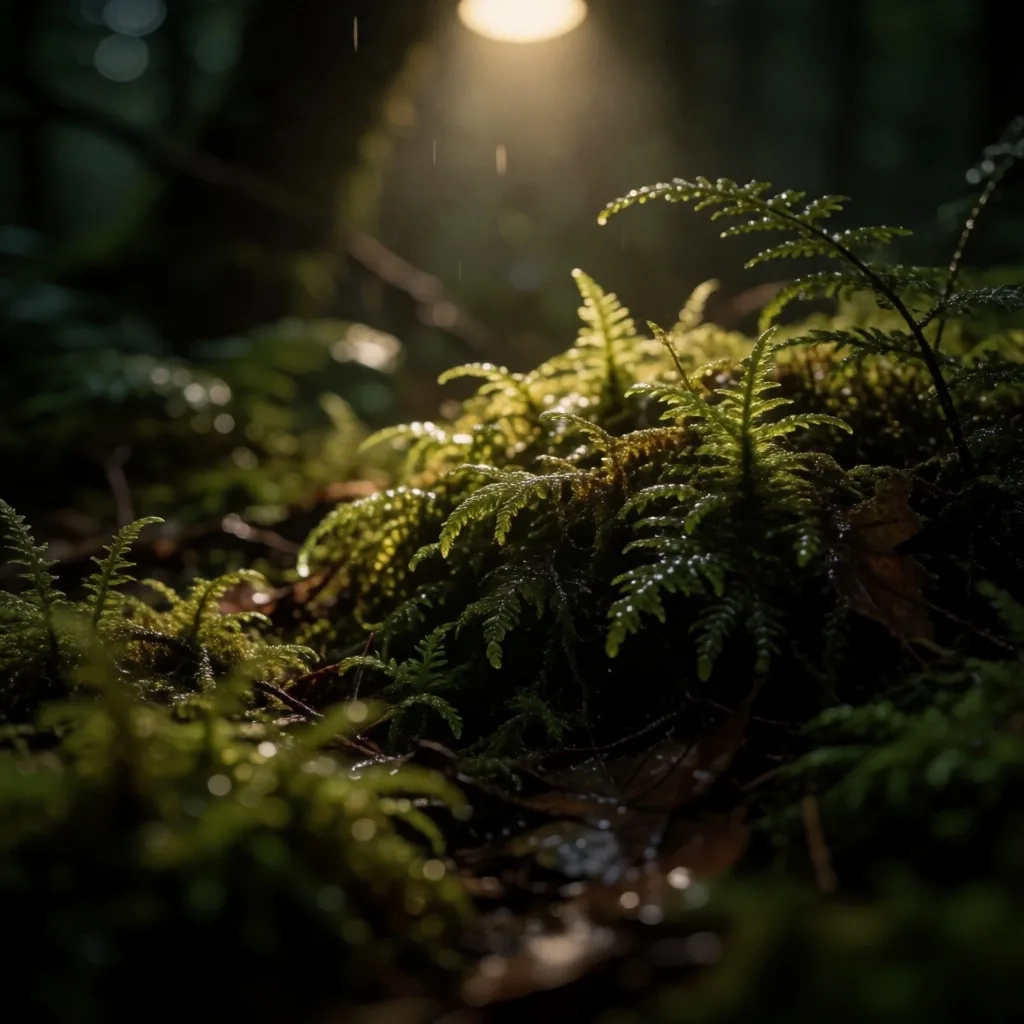 Nocturnal botanical macro photography