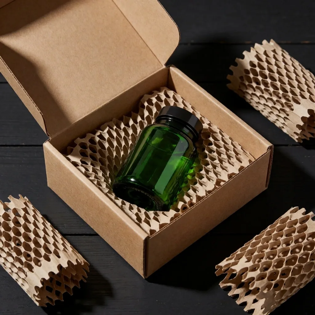 Cardboard shipping box for returns