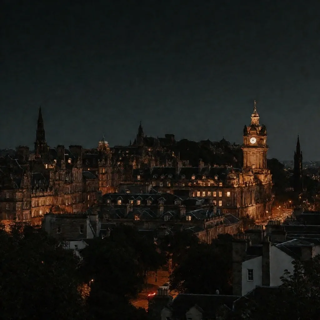 Edinburgh at dusk