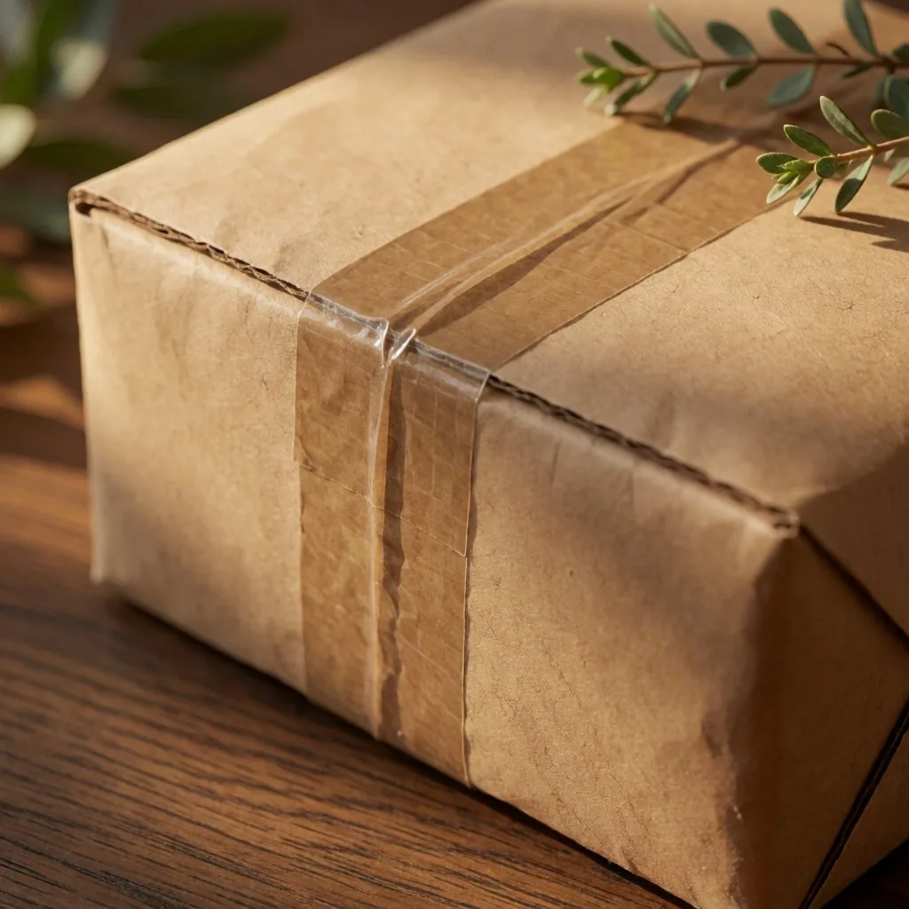 Packed parcel ready for dispatch