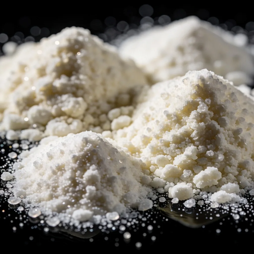 Crystallized mineral powder macro