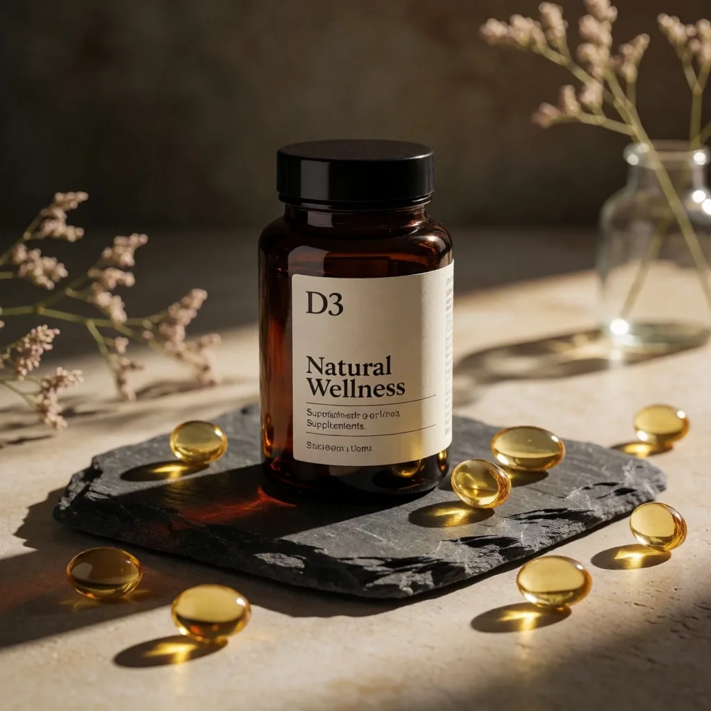 Vitality Hub Sunshine Vitamin D3 4000 IU bottle
